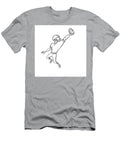 6 American Football Player Cartoon Black and White Aloysius Patrimonio T-Shirt