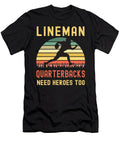 6 Lineman Because Quarterbacks Need Heroes Abhishek Mandal T-Shirt