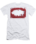 6 Red Cricket Sports Ball Array Allan Swart T-Shirt