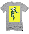 7 Football Player Rushing with Ball Csa Images T-Shirt