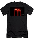 7 Illuminated Cricket Wicket Stumps Allan Swart T-Shirt