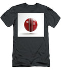 7 Red Cricket Ball Allan Swart T-Shirt