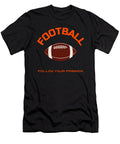 8 American Football Planet Vintage Rugby Ball Martin Perzul T-Shirt