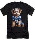8 American Football Puppy Touchdown Quarterback Linebacker Dog Heidi Joyce T-Shirt