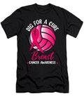8 Dig for Cure Ribbon Volleyball Breast Cancer Natalie Lidford T-Shirt