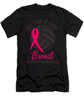 9 Dig for Cure Ribbon Volleyball Breast Cancer Natalie Lidford T-Shirt