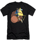 9 Volleyball Player Bump Action Dynamic Bump on Geometric Background Dream Stuff T-Shirt