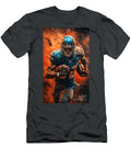 A Background with an NFL Game Where the Rb Runs E E a Ac Fadee By Asar Studios Artistic Rifki T-Shirt
