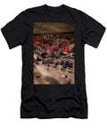 A Barbecue Grill Over Glowing Charcoals Alena Hrbkov T-Shirt