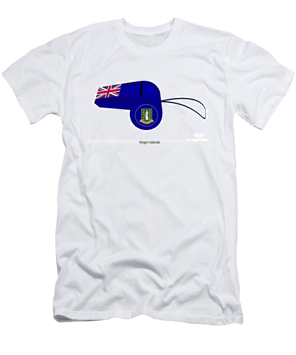A Beautiful Blue Whistle of Virgin Islands Iam Nee T-Shirt