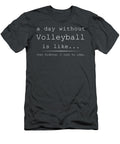A Day Without Volleyball Is Like Just Kidding Funny Awesome Store T-Shirt