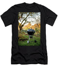 A Kettle Grill in an Autumnal Meadow By a Lake Sebastian Schollmeyer T-Shirt