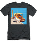 A Man a Dog and an Old Boat Gary Giacomelli T-Shirt