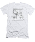 A Man Is Seen Sitting in an Armchair and Holding Farley Katz T-Shirt