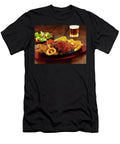 A Mixed Grill Platter Featuring Chicken Spare Ribs Chips and Beer Frank Adam T-Shirt