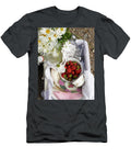 A Picnic Basket with Strawberries and Lemongrass Lemonade on a Bicycle Hannah Kompanik T-Shirt