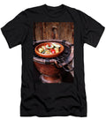 A Plate of Chicken and Vegetables on a Grill Marrakesh Morocco Jalag Markus Bassler T-Shirt
