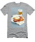 A Slice of Grilled Panettone Topped with Pineapple Ham and Sour Cream Franco Pizzochero T-Shirt