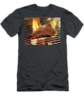 A T Bone Steak on a Barbecue Ian Garlick T-Shirt