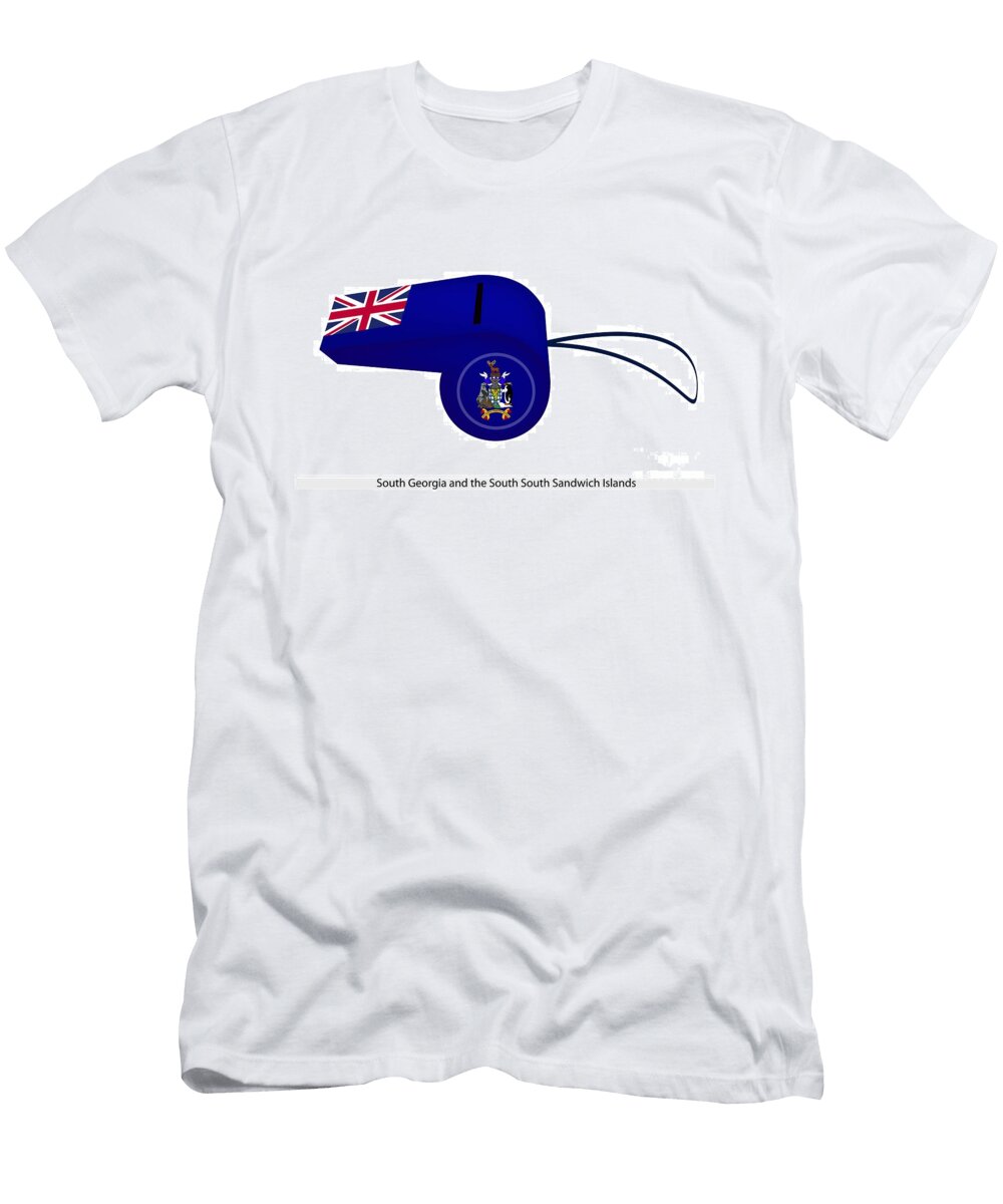 A Whistle of South Georgia and the South Sandwich Islands Iam Nee T-Shirt