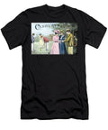 Advertising for Cadbury Cocoa Cadburys Cocoa Showing Characters Playing Cricket 1899 Coloured Engraving of the 19th Century American School T-Shirt