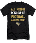 All I Needs Is Knight Football and My Dogs Football Ryan Mackerras T-Shirt