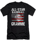 All Star Baseball Grammie USA Flag Dhbubble T-Shirt