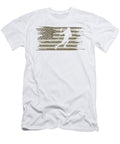 American Flag Lacrosse Player Vintage Kanig Designs T-Shirt