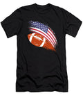 American Football Flag Sports Moon T-Shirt