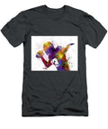 American Football Player Quarterback Passing Portrait Leonard Bousquet T-Shirt
