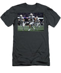 American Football Player Running with the Ball During a Game Tommy Mcdaniel T-Shirt