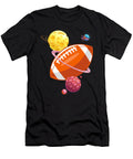 American Football Space Sports Moon T-Shirt