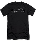 American Football Team Heart Heartbeat Player Gift Tshirtconcepts Marvin Poppe T-Shirt