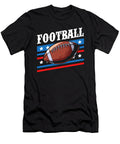 American Football US Flag Rugby Ball Rugby Player Gift Thomas Larch T-Shirt