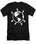American Football World Globe Kicker Quarterback Justus Ratzke T-Shirt
