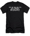 And on the 8th Day God Created Rugby Union League Club Twikenham Football Oliver Lane T-Shirt