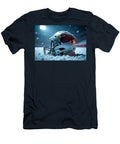 Arizona Cardinals Helmet on Snowy Field Kevin Walker and Pixel Reverie T-Shirt