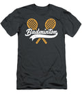 Badminton for Men Women Kids Coach Paddle Player Pickleball Crazy Squirrel T-Shirt