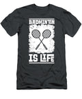 Badminton Is Life Badminton for Men Women Kids Player Paddle Pickleball Player Crazy Squirrel T-Shirt