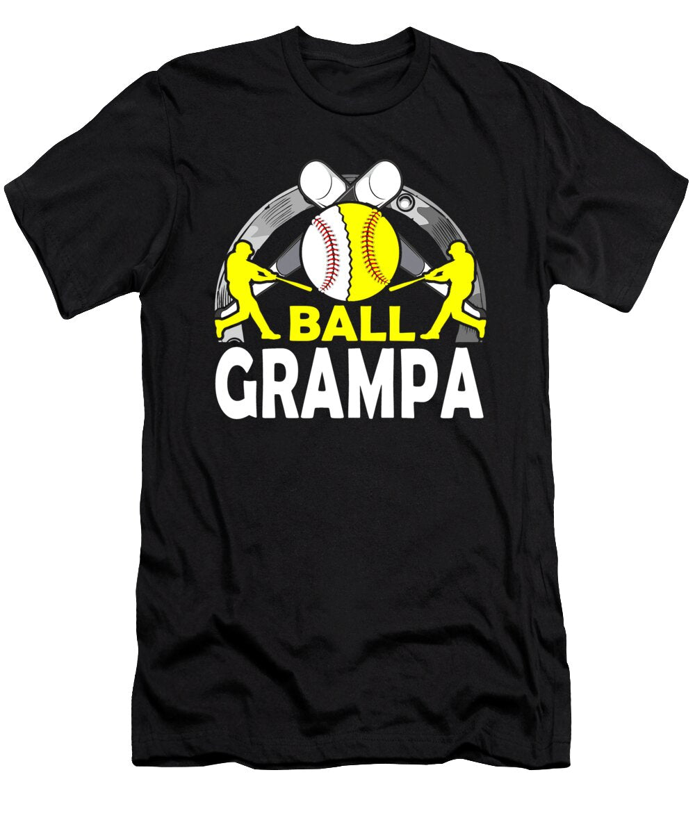 Ball Grampa Baseball Softball Dhbubble T-Shirt