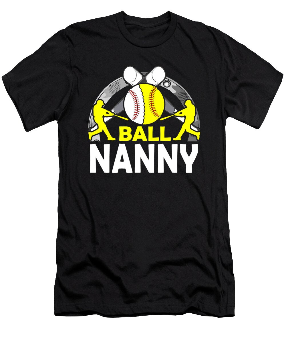 Ball Nanny Baseball Softball Dhbubble T-Shirt