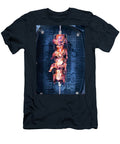 Barbecued Chicken on a Spit Above a Grill Veslemy Vrskar T-Shirt