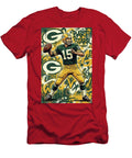 Bart Starr Quarterback Portrait Graffiti Poster Football Player NFL Sampadart Gallery T-Shirt