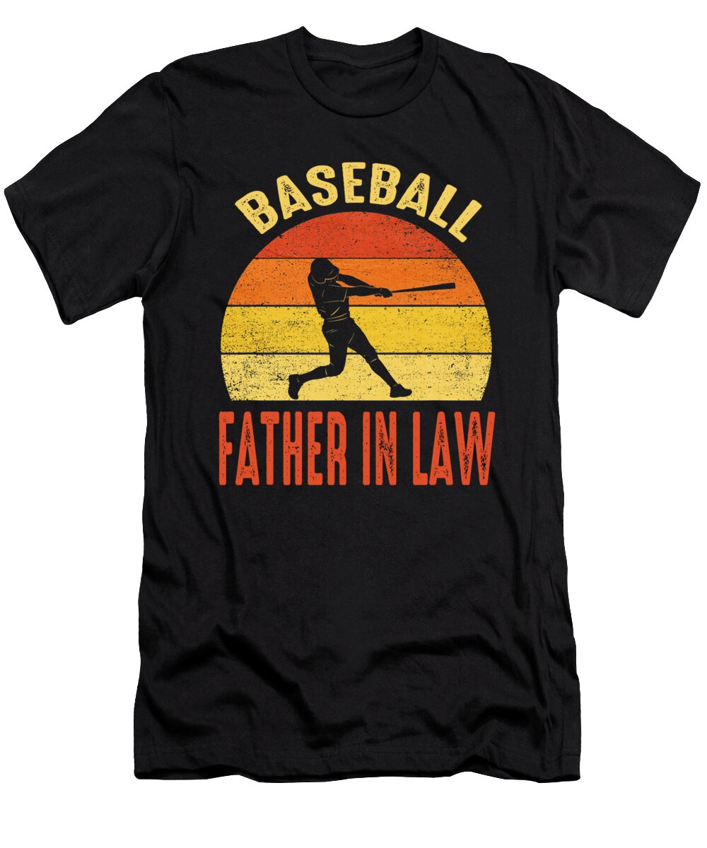Baseball Father in Law Fathers Day Baseball Family Matching Dhbubble T-Shirt