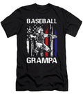 Baseball Grampa Happy Fathers Day USA Flag Dhbubble T-Shirt
