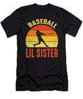Baseball Lil Sister Fathers Day Baseball Family Matching Dhbubble T-Shirt