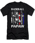 Baseball Papaw Happy Fathers Day USA Flag Dhbubble T-Shirt