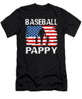 Baseball Pappy USA Flag Catcher Fathers Day Dhbubble T-Shirt