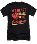 Basketball Player My Heart Beats for Basketball Colorfulsnow T-Shirt