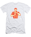 Basketball Referee Technical Foul Retro Aloysius Patrimonio T-Shirt